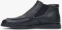 Estro Heren Zwarte Slip-On Chelsea Laarzen gemaakt van Echt Leer Black Heren - Thumbnail 4