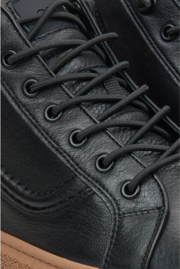 Estro High-Top Zwarte Sneakers