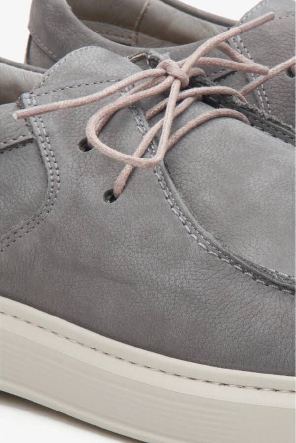 Estro Heren Grijze Loafers gemaakt van Echt Italiaans Velours Er00114393 Gray Heren
