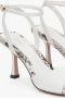 Estro Lichtbeige leren sandalen met hak - Thumbnail 2