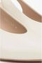 Estro Lichtbeige leren slingback pumps - Thumbnail 2