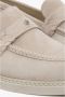 Estro Lichtbeige Penny Loafers voor dames gemaakt van Premium Italiaans echt velours - Thumbnail 2