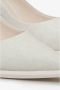 Estro Dames Licht Beige Denim Pumps met een Stabiele Hak Er00114626 Beige Dames - Thumbnail 6