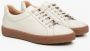 Estro Lichte Beige Echt Leren Platform Sneakers Beige Dames - Thumbnail 4