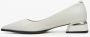 Estro Dames Licht Beige Lage Hakken Pumps gemaakt van Echt Leer Er00115105 Beige Dames - Thumbnail 2