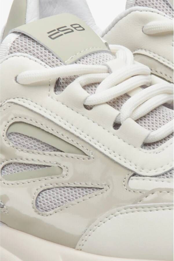 Estro Dames Lichtbeige Sneakers gemaakt van Gemengde Materialen ES8 Er00114672 Beige Dames
