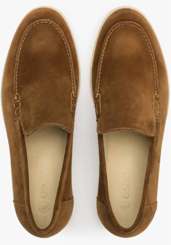 Estro Loafers Brown Dames