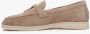 Estro Beige Kwast Loafers voor vrouwen gemaakt van Velours Brown Dames - Thumbnail 3