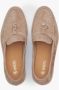 Estro Beige Kwast Loafers voor vrouwen gemaakt van Velours Brown Dames - Thumbnail 4