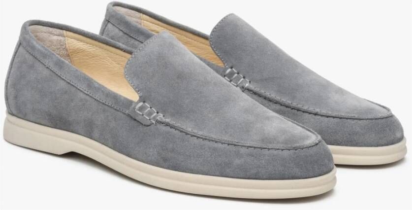 Estro Loafers Gray Heren