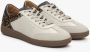 Estro Dames Beige Luipaardprint Sneakers gemaakt van Italiaans Echt Leer Er00115840 Multicolor Dames - Thumbnail 3
