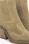 Estro Dames Beige Cowboy Laarzen gemaakt van Italiaans Echt Velours Er00114523 Beige Dames - Thumbnail 6