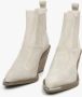 Estro Dames Beige & Grijze Cowboy Laarzen gemaakt van Italiaans Echt Velours Er00114524 Beige Dames - Thumbnail 5