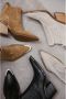 Estro Dames Beige & Grijze Cowboy Laarzen gemaakt van Italiaans Echt Velours Er00114524 Beige Dames - Thumbnail 7