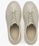 Estro Dames Beige Lage Top Sneakers gemaakt van Echt Italiaans Leer en Velours Er00114891 Beige Dames - Thumbnail 5