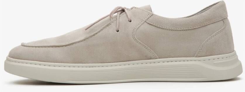 Estro Heren Beige Loafers gemaakt van Echt Italiaans Velours Er00114394 Beige Heren