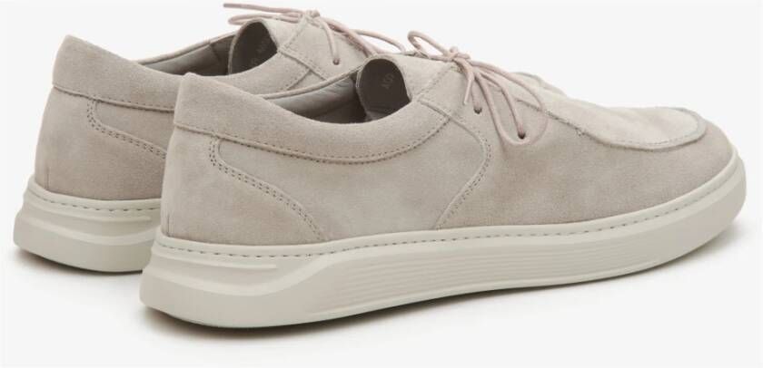 Estro Heren Beige Loafers gemaakt van Echt Italiaans Velours Er00114394 Beige Heren