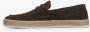 Estro Heren Donkerbruine Mocassins gemaakt van Echt Italiaans Velours Er00115090 Brown Heren - Thumbnail 2
