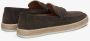 Estro Heren Donkerbruine Mocassins gemaakt van Echt Italiaans Velours Er00115090 Brown Heren - Thumbnail 4