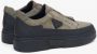Estro Heren Slip-On Sneakers gemaakt van Echt Groen Nubuck Er00113806 Multicolor Heren - Thumbnail 5