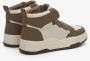 Estro Dames Beige & Bruin Leren High-Top Sneakers Er00114190 Multicolor Dames - Thumbnail 5