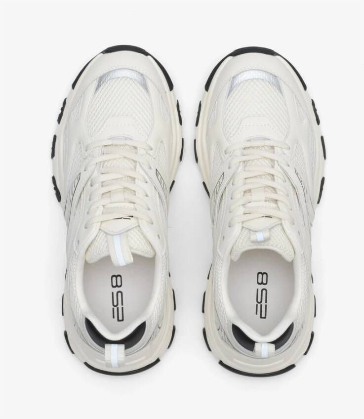 Estro Dames Melkachtig Beige Lage Sneakers met een Flexibele Zool ES8 Er00114670 Beige Dames