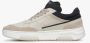 Estro Dames Beige & Zwarte Platform Sneakers gemaakt van Leer en Velours Er00115638 Multicolor Dames - Thumbnail 2