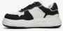 Estro Dames Zwart & Wit Laag-Top Sneakers gemaakt van Echt Leer Er00113581 Black Dames - Thumbnail 6