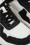 Estro Dames Zwart & Wit Laag-Top Sneakers gemaakt van Echt Leer Er00113581 Black Dames - Thumbnail 7