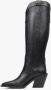 Estro Dames Hoge Zwarte Cowboy Laarzen gemaakt van Italiaans Echt Leer Er00112046 Black Dames - Thumbnail 3