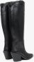 Estro Dames Hoge Zwarte Cowboy Laarzen gemaakt van Italiaans Echt Leer Er00112046 Black Dames - Thumbnail 5
