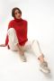 Estro Dames Beige Enkellaarzen gemaakt van Echt Velours Er00112119 Beige Dames - Thumbnail 2