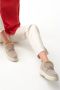 Estro Dames Beige Enkellaarzen gemaakt van Echt Velours Er00112119 Beige Dames - Thumbnail 4