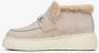 Estro Dames Beige Enkellaarzen gemaakt van Echt Velours Er00112119 Beige Dames - Thumbnail 6