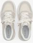Estro Dames Beige & Witte High-Top Sneakers gemaakt van Leer en Suède Er00114290 Beige Dames - Thumbnail 4
