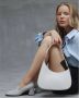 Estro Dames Loafers met Hak in Licht Beige Er00113589 Beige Dames - Thumbnail 7