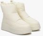Estro Dames Licht Beige Sneeuwlaarzen gemaakt van Echt Leer Er00112427 Beige Dames - Thumbnail 2