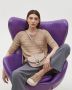 Estro Dames Beige Lage Sneakers gemaakt van Echt Leer Er00112706 Beige Dames - Thumbnail 3