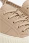 Estro Dames Beige Lage Sneakers gemaakt van Echt Leer Er00112706 Beige Dames - Thumbnail 6