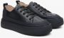 Estro Dames Zwarte Lage Top Leren Sneakers Er00113473 Black Dames - Thumbnail 2