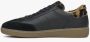 Estro Dames Zwarte Animal Print Sneakers gemaakt van Italiaans Echt Leer Er00114525 Black Dames - Thumbnail 3