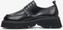Estro Dames Zwarte Leren Brogues met Dikke Zool Er00113810 Black Dames - Thumbnail 3
