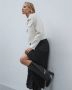 Estro Dames Oversized Laarzen gemaakt van Zwart Lakleer Er00113574 Black Dames - Thumbnail 3