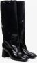 Estro Dames Oversized Laarzen gemaakt van Zwart Lakleer Er00113574 Black Dames - Thumbnail 7