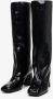 Estro Dames Oversized Laarzen gemaakt van Zwart Lakleer Er00113574 Black Dames - Thumbnail 8