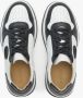 Estro Dames Zwart & Wit Leren Lage Sneakers Er00113170 Black Dames - Thumbnail 4