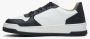 Estro Dames Zwart & Wit Leren Lage Sneakers Er00113170 Black Dames - Thumbnail 5