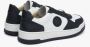 Estro Dames Zwart & Wit Leren Lage Sneakers Er00113170 Black Dames - Thumbnail 6