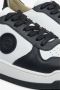 Estro Dames Zwart & Wit Leren Lage Sneakers Er00113170 Black Dames - Thumbnail 7