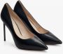 Estro Dames Zwarte Leren Puntige Neus Hoge Hakken Er00110048 Black Dames - Thumbnail 2